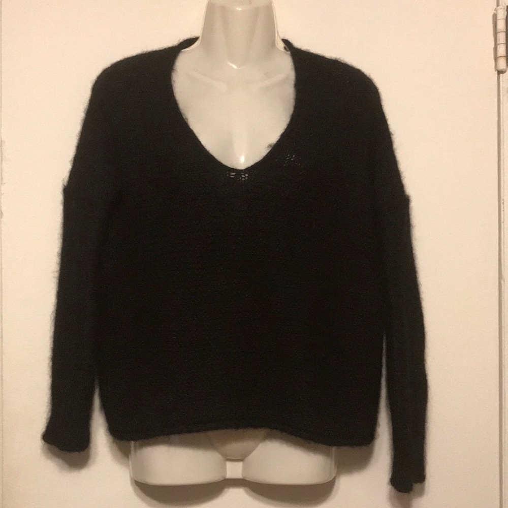 FREE PEOPLE Long Sleeve Alpaca Sweater
